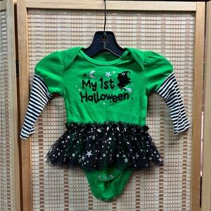 3:6 mth Halloween onesie